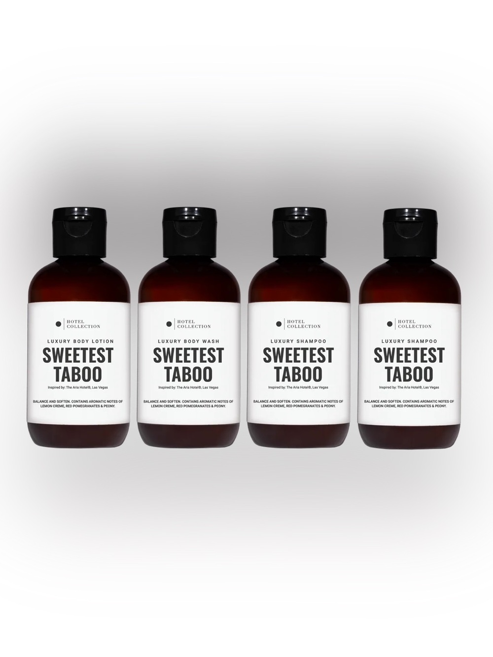 Sweetest Taboo - Luxury SET of 4 travel body care